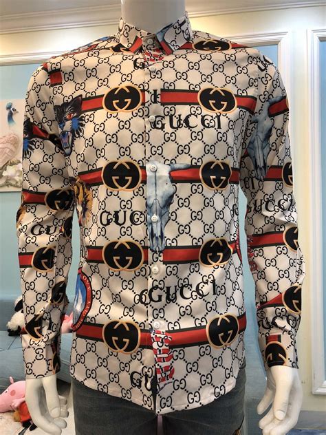 how much for a gucci shirt|Gucci shirts for men price.